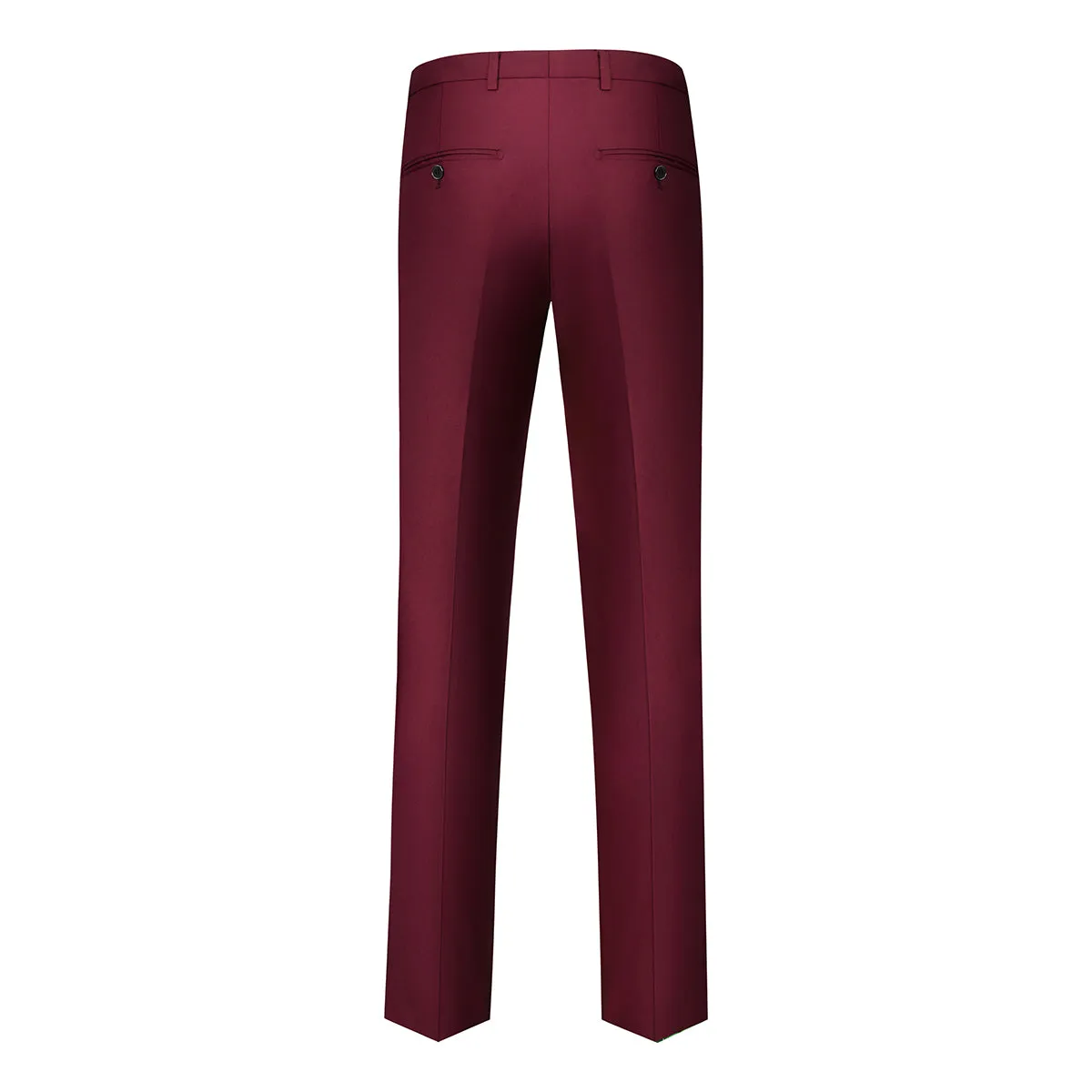 3-Piece One Button Suit Slim Fit Red Suit