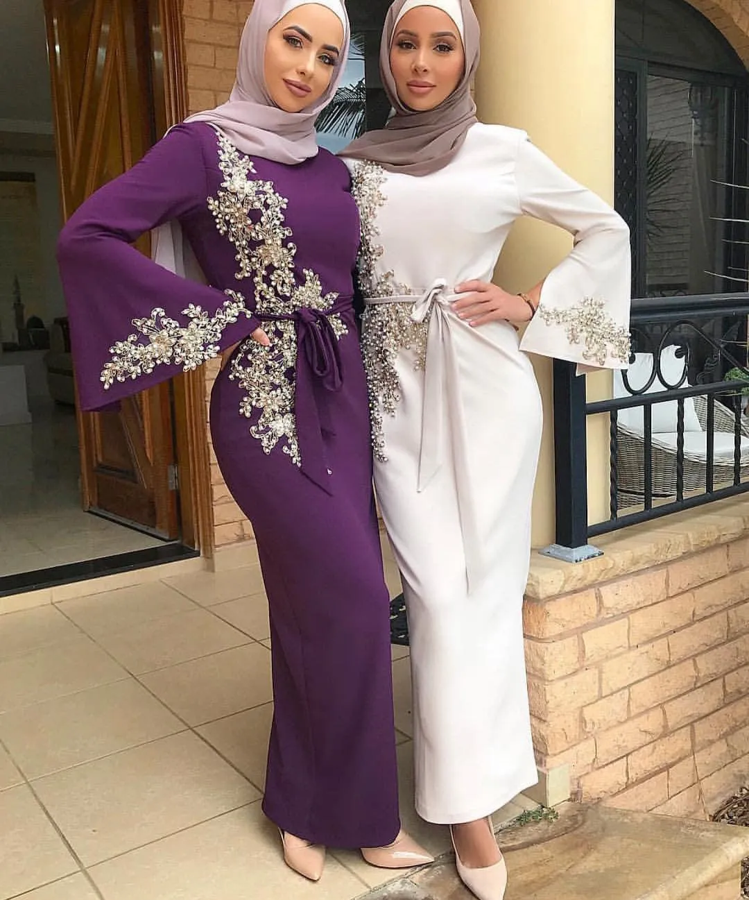 Embroidered Muslim Outfit