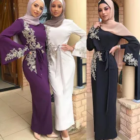 Embroidered Muslim Outfit