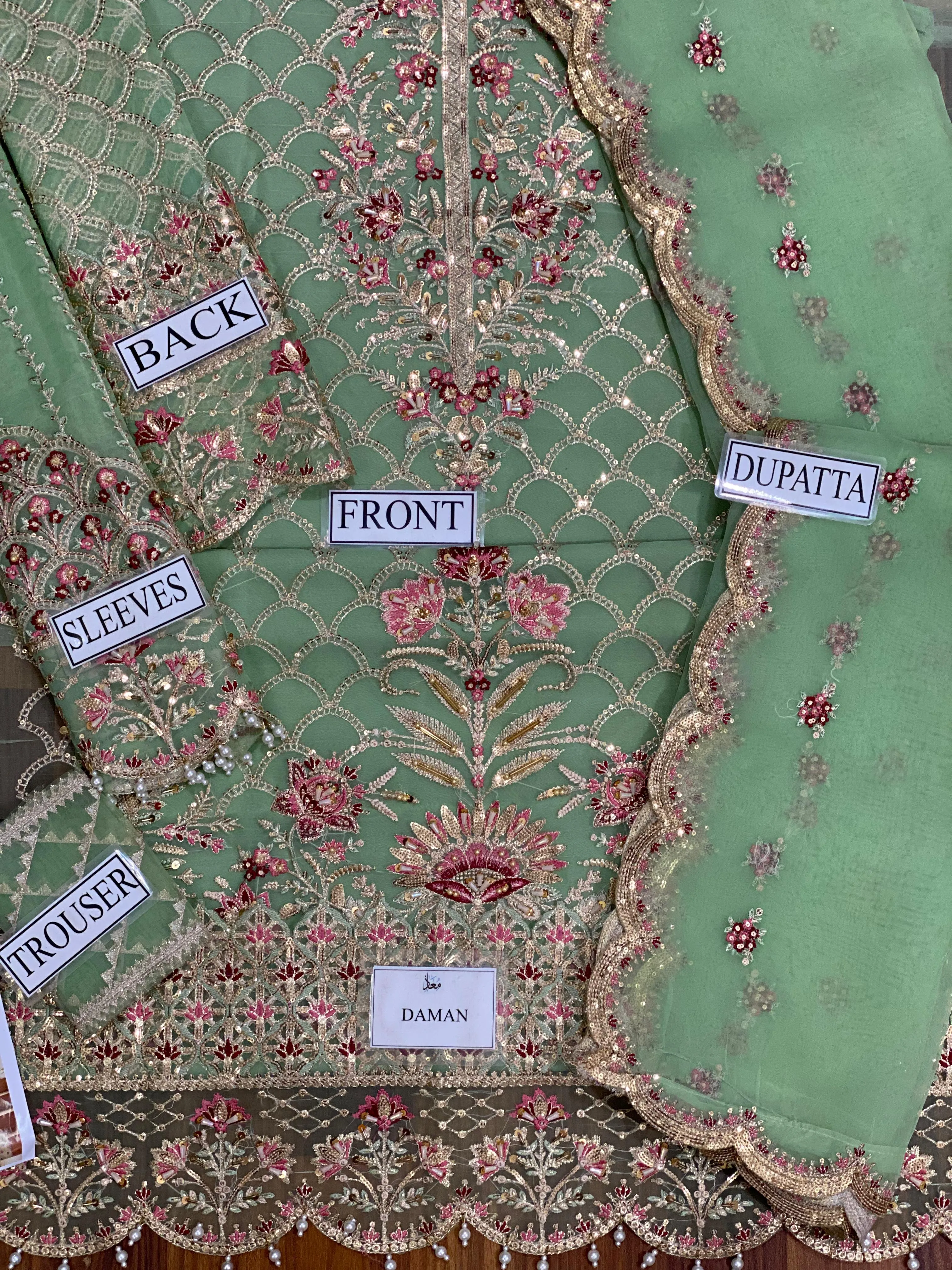 Imrozia Organza Suit