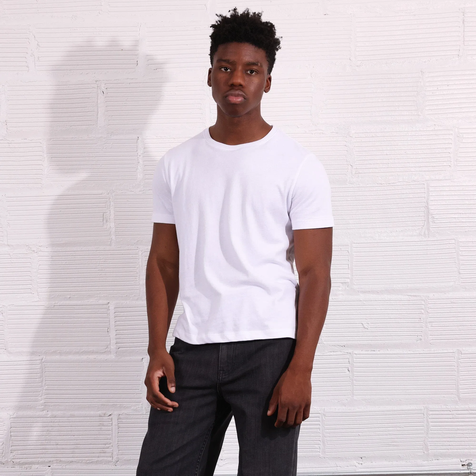 Los Feliz Half Crop Muscle Tee | Made in USA