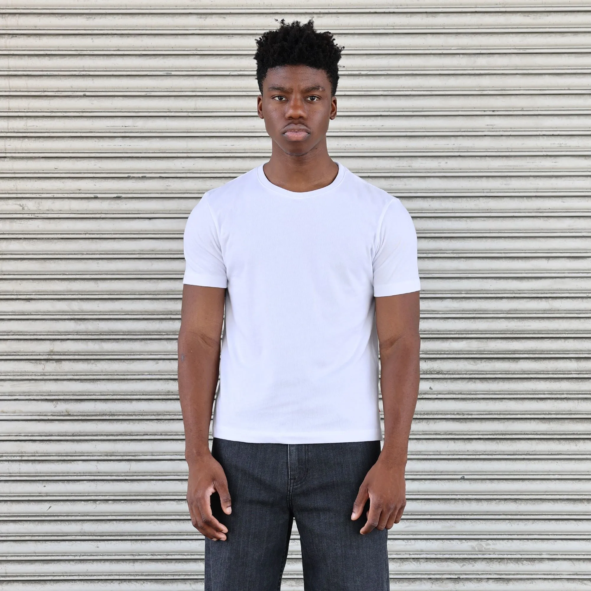 Los Feliz Half Crop Muscle Tee | Made in USA