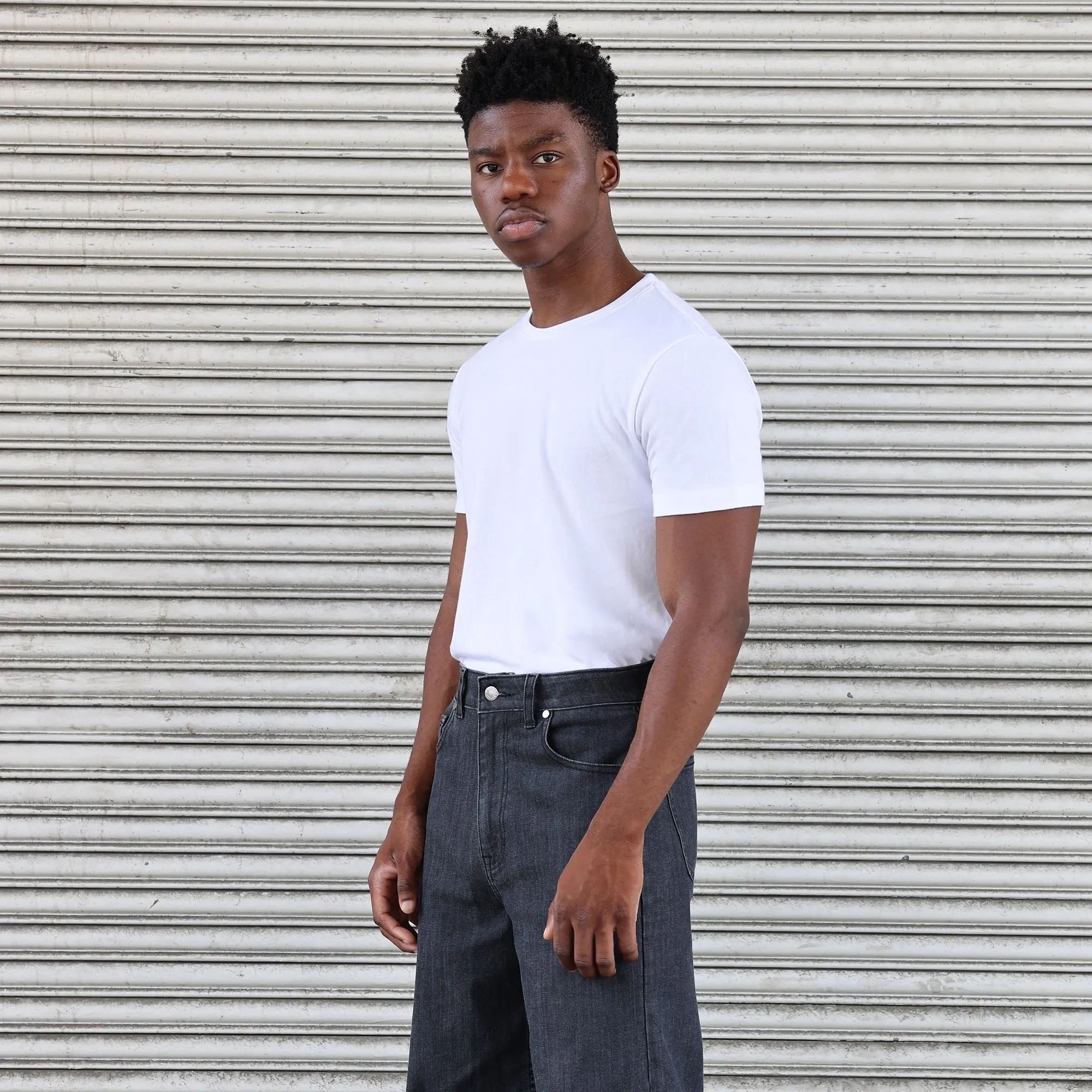 Los Feliz Half Crop Muscle Tee | Made in USA