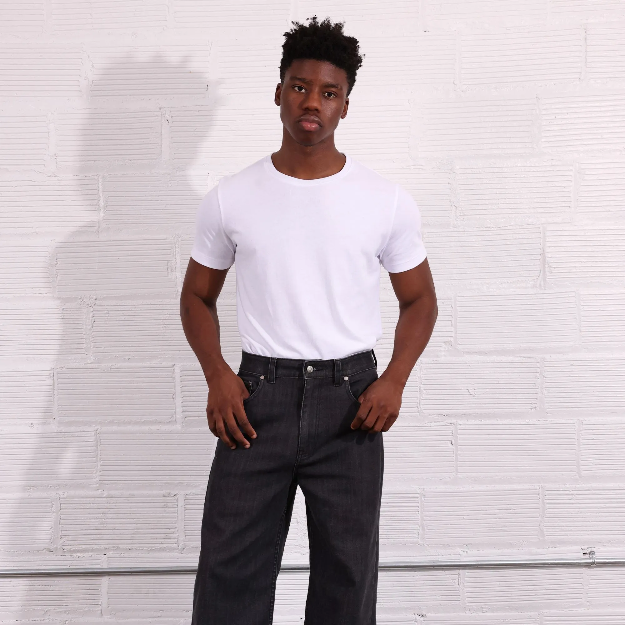 Los Feliz Half Crop Muscle Tee | Made in USA