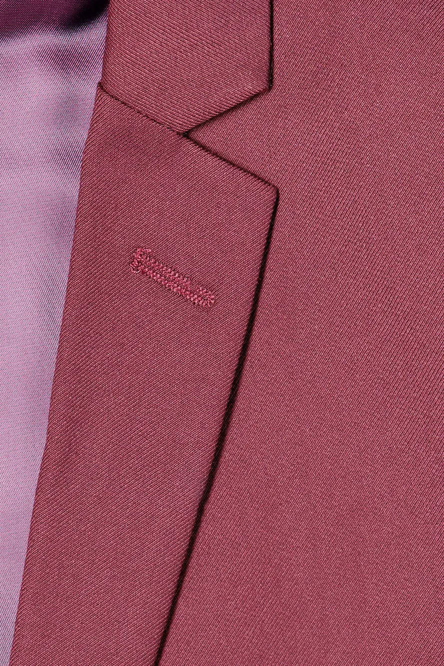 "Noah" Perry Ellis Kids Burgundy Suit (5-Piece Set)